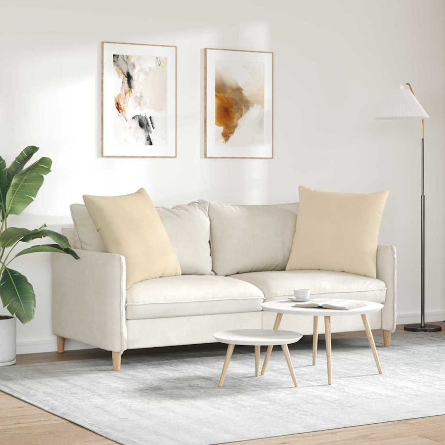 Sofa kussens Crème Stof