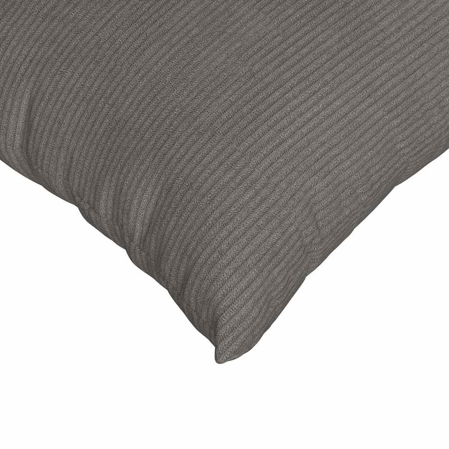 Sofa Kussens 2 pcs Lichtgrijs 80 x 80 cm Katoen Stof