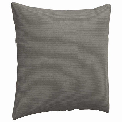 Sofa Kussens 2 pcs Lichtgrijs 80 x 80 cm Katoen Stof