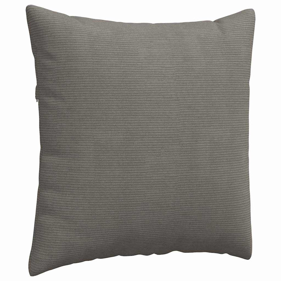 Sofa Kussens 2 pcs Lichtgrijs 80 x 80 cm Katoen Stof
