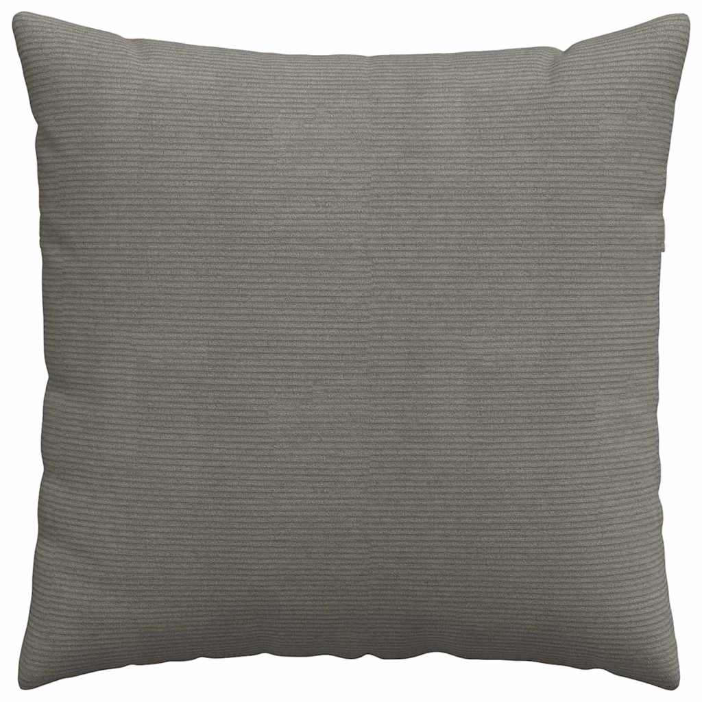 Sofa Kussens 2 pcs Lichtgrijs 80 x 80 cm Katoen Stof