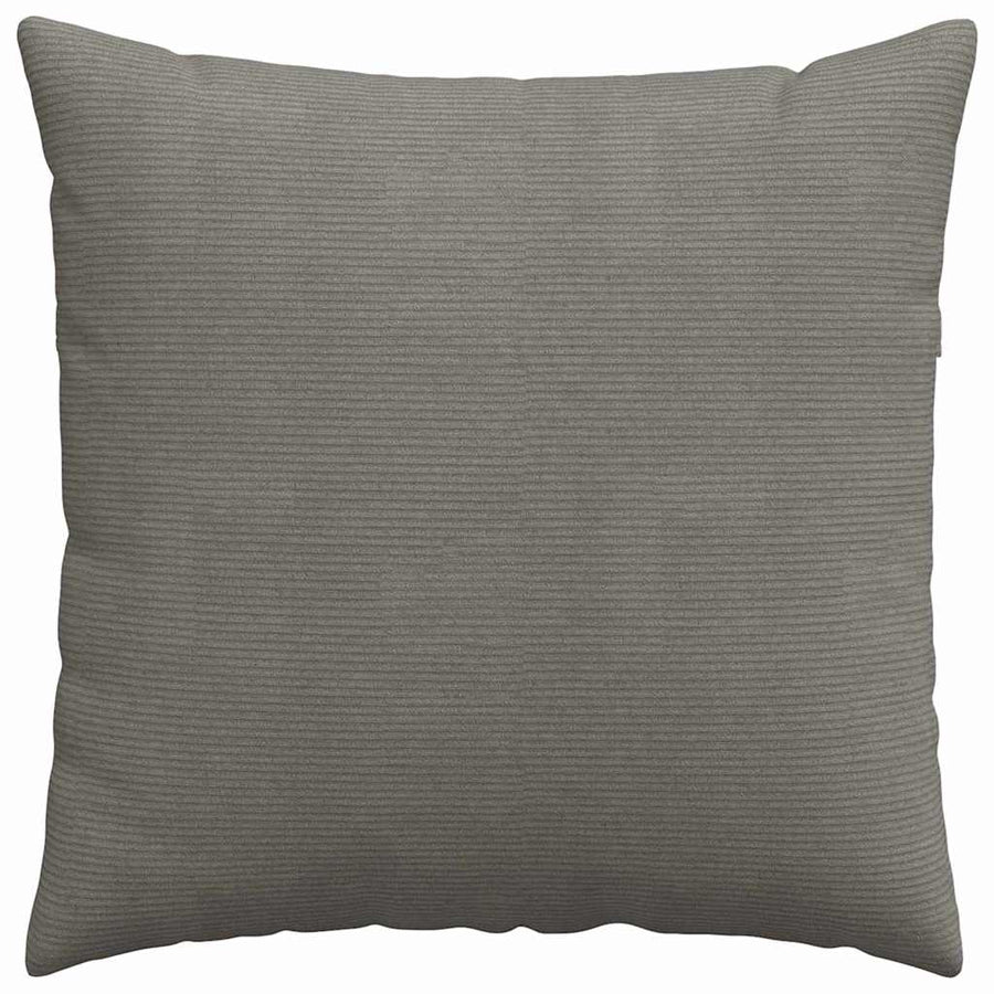 Sofa Kussens 2 pcs Lichtgrijs 80 x 80 cm Katoen Stof