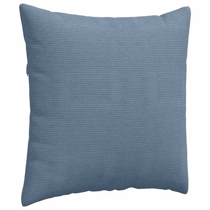 Sofa Kussens 2 pcs Blauw 80 x 80 cm Katoen Stof