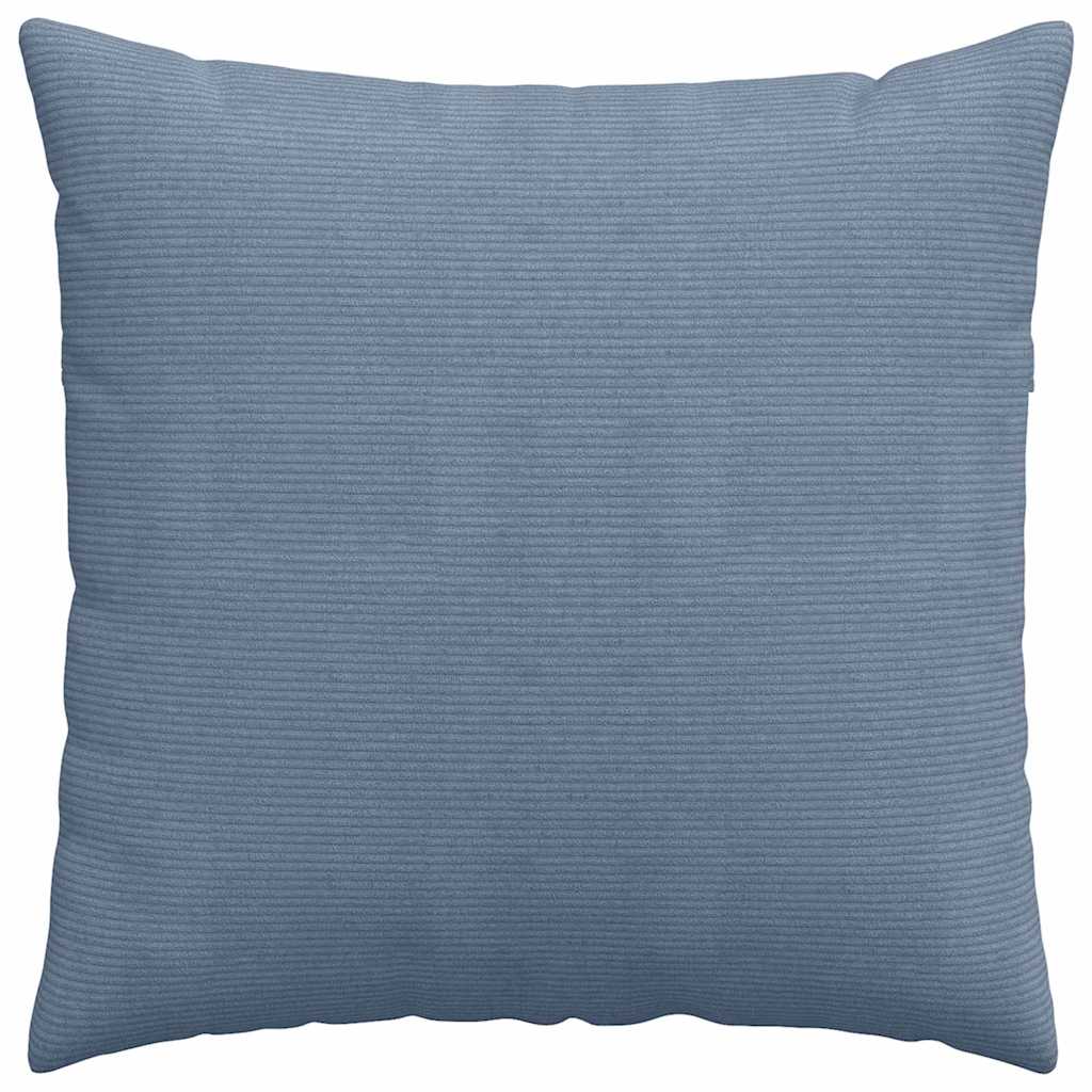Sofa Kussens 2 pcs Blauw 80 x 80 cm Katoen Stof