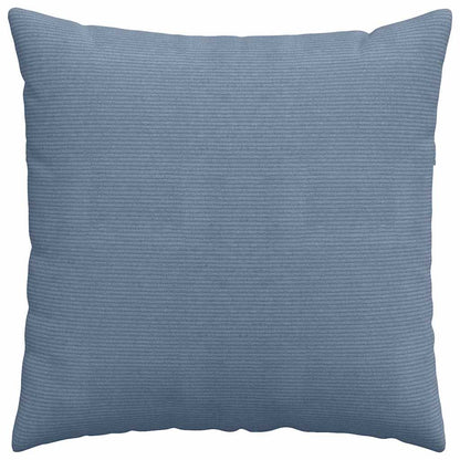 Sofa Kussens 2 pcs Blauw 80 x 80 cm Katoen Stof