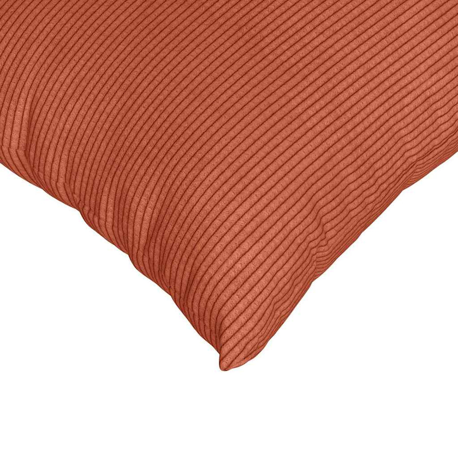 Sofa Kussens 2 pcs Rood-oranje 80 x 80 cm Katoen Stof