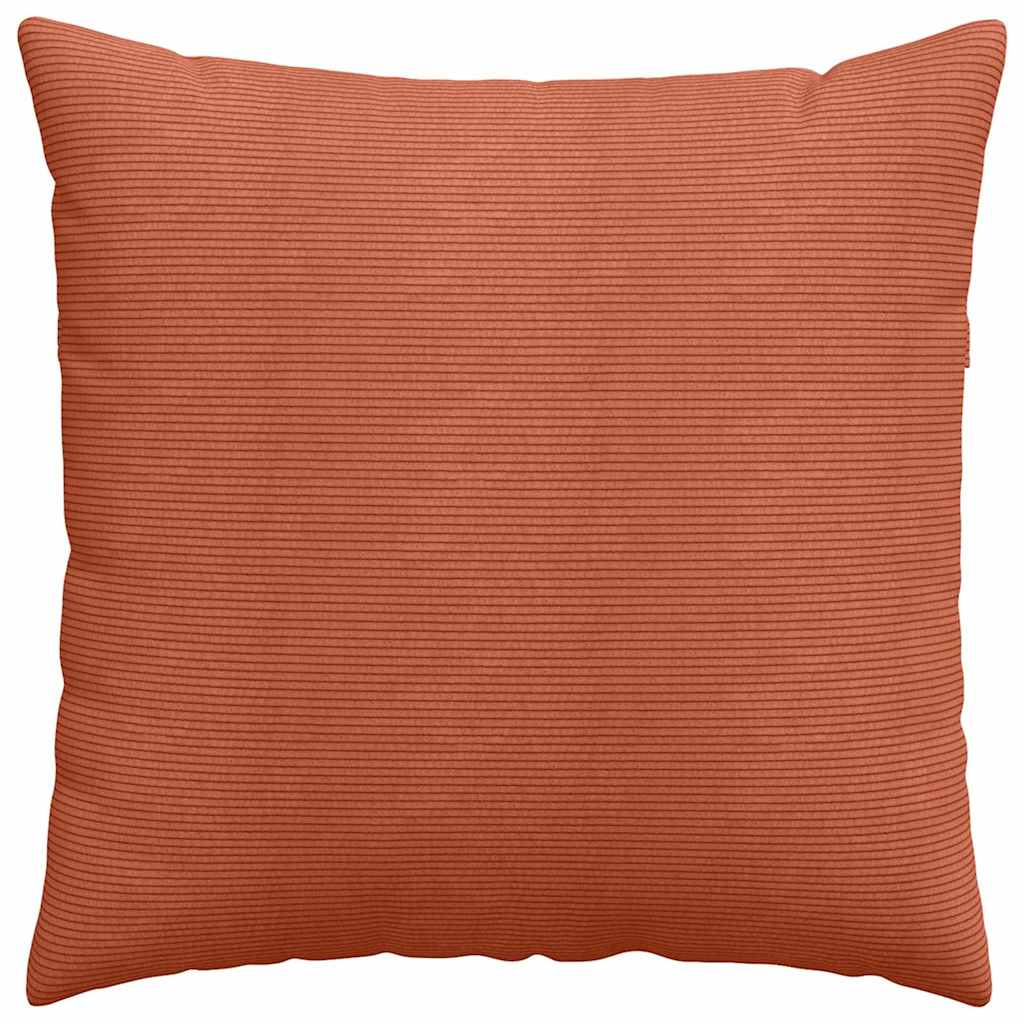 Sofa Kussens 2 pcs Rood-oranje 80 x 80 cm Katoen Stof
