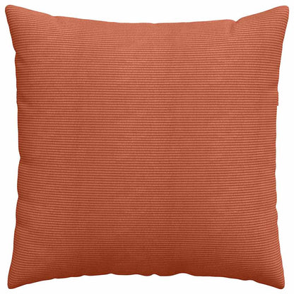 Sofa Kussens 2 pcs Rood-oranje 80 x 80 cm Katoen Stof
