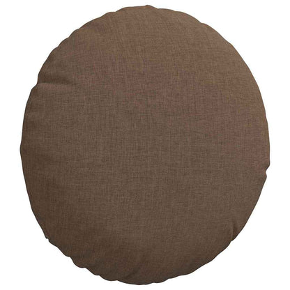Zitkussens 2 pcs Bruin Ø30 x 13 cm Stof