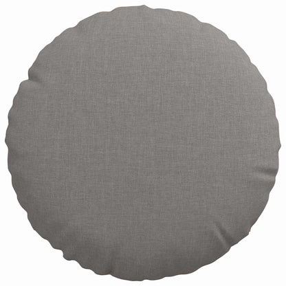 Zitkussens 2 pcs Taupe Ø30 x 13 cm Stof
