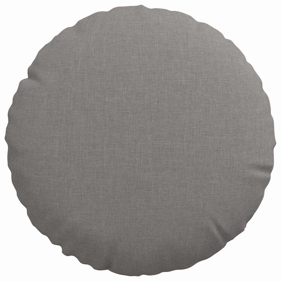 Zitkussens 2 pcs Taupe Ø30 x 13 cm Stof