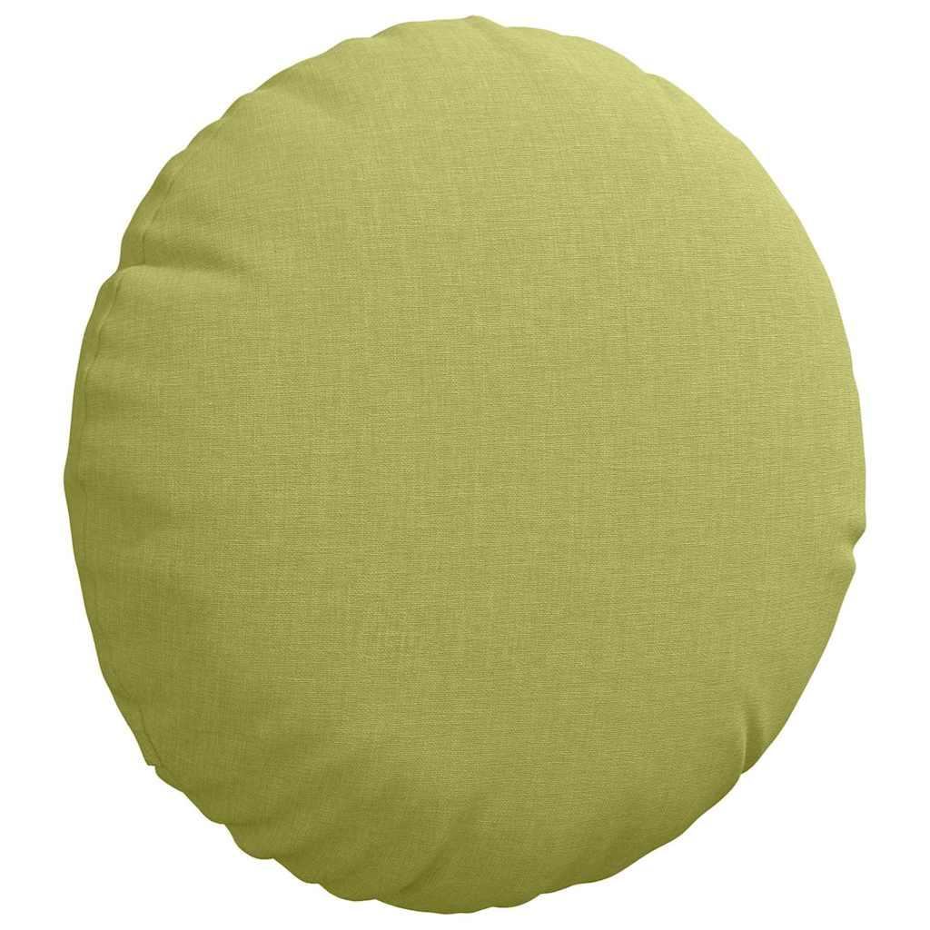 Zitkussens 2 pcs Lichtgroen Ø30 x 13 cm Stof