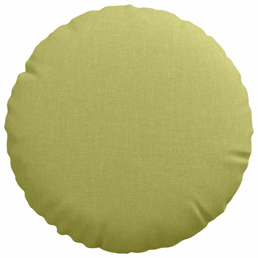Zitkussens 2 pcs Lichtgroen Ø30 x 13 cm Stof