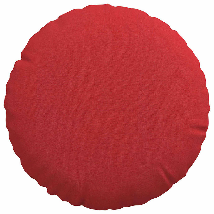 Zitkussens 2 pcs Rood Ø30 x 13 cm Stof