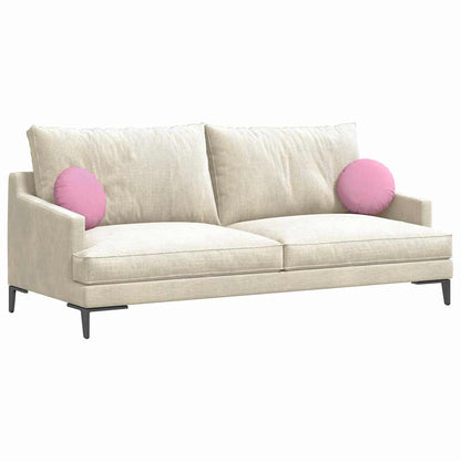 Zitkussens 2 pcs Roze Ø30 x 13 cm Stof