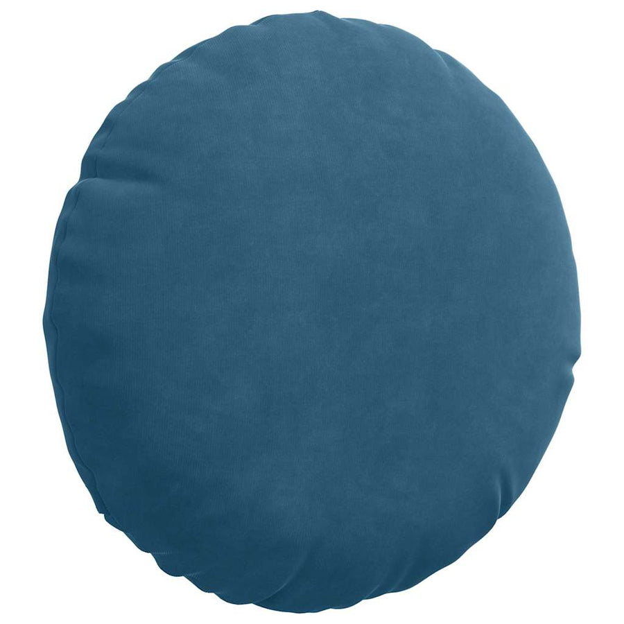 Zitkussens 2 pcs Blauw Ø 40 x 13 cm Fluweel