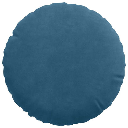 Zitkussens 2 pcs Blauw Ø 40 x 13 cm Fluweel