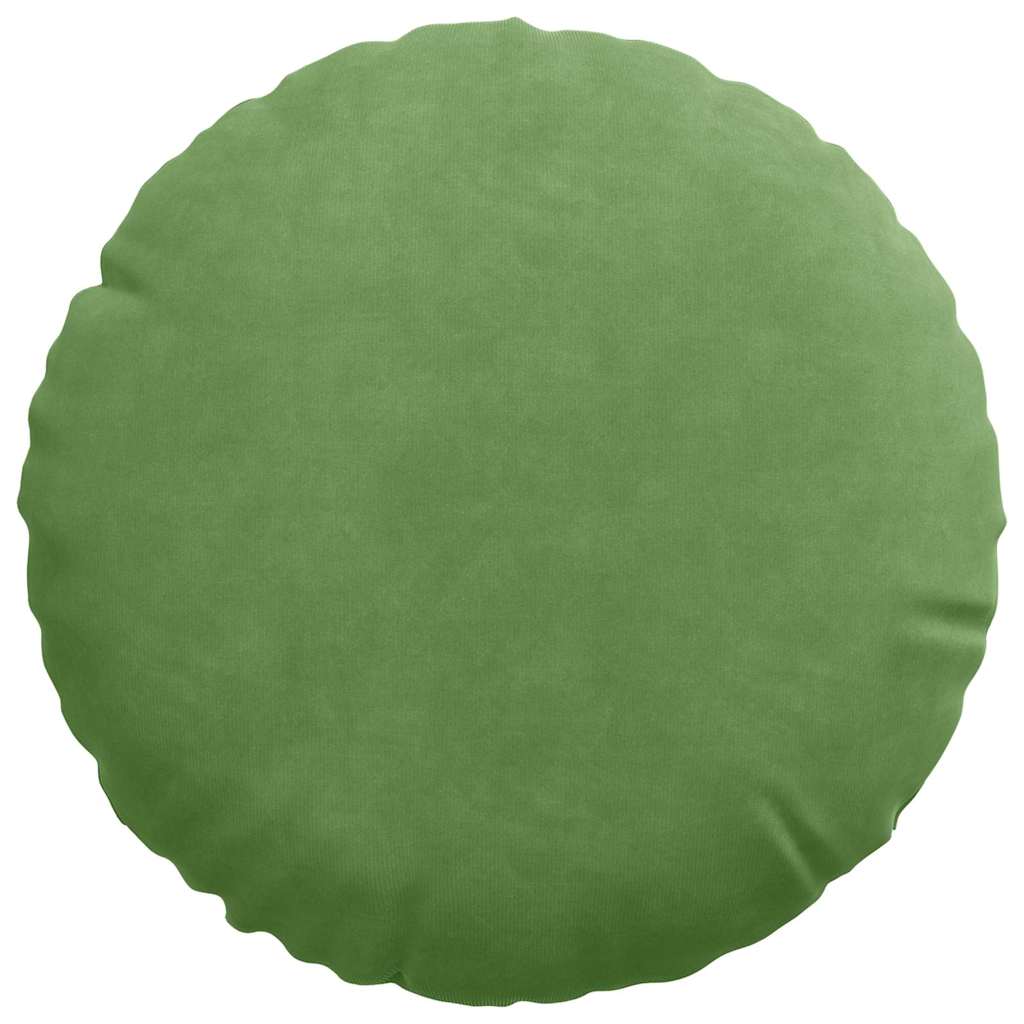 Zitkussens 2 pcs Lichtgroen Ø 40 x 13 cm Fluweel