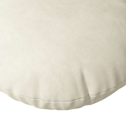 Zitkussens 2 pcs Crème Ø 40 x 13 cm Fluweel