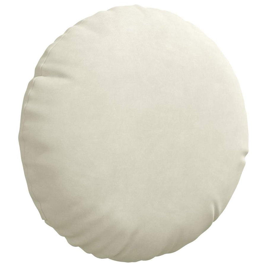 Zitkussens 2 pcs Crème Ø 40 x 13 cm Fluweel