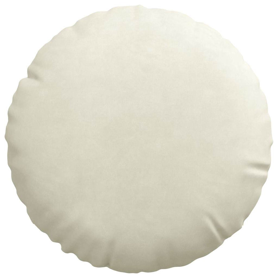 Zitkussens 2 pcs Crème Ø 40 x 13 cm Fluweel