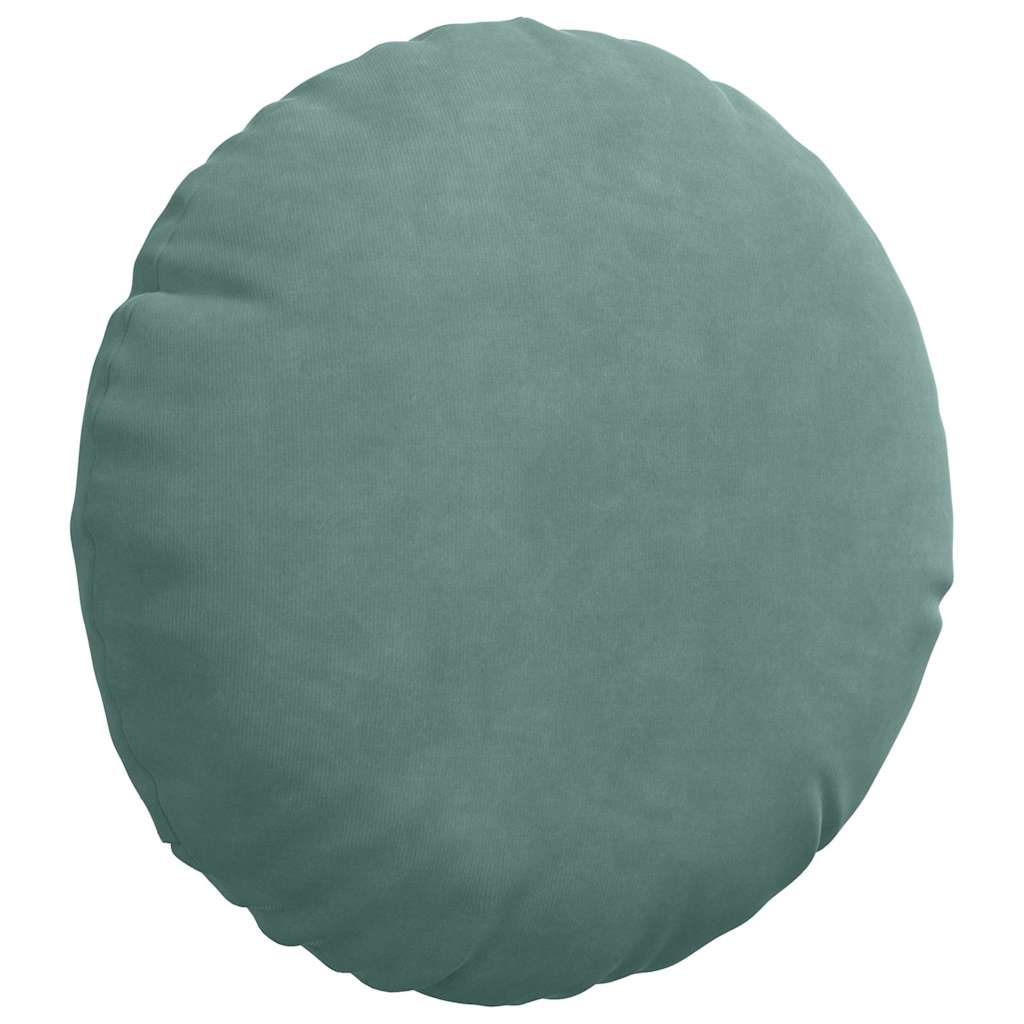 Zitkussens 2 pcs Zeegroen Ø 40 x 13 cm Fluweel
