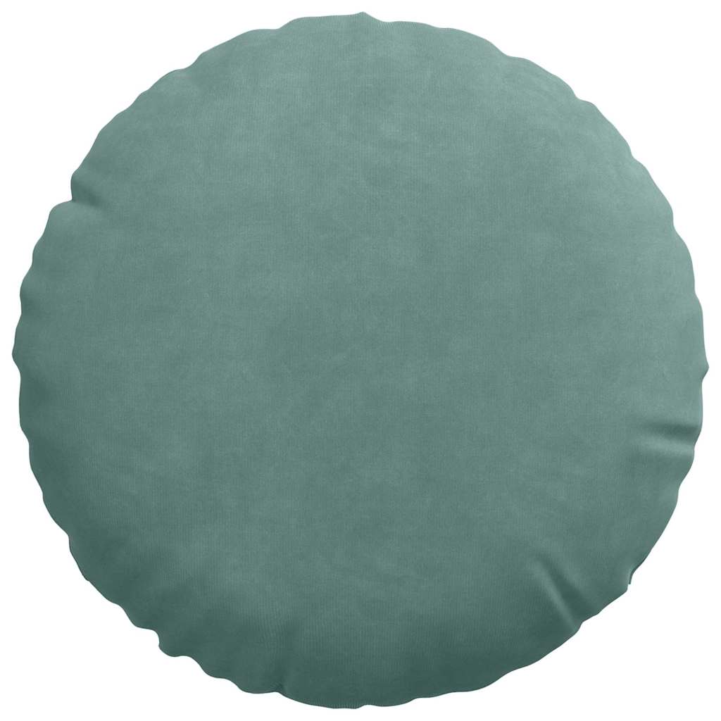 Zitkussens 2 pcs Zeegroen Ø 40 x 13 cm Fluweel