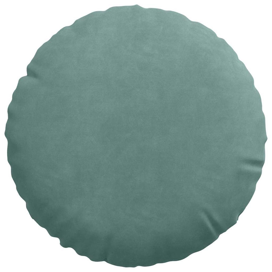 Zitkussens 2 pcs Zeegroen Ø 40 x 13 cm Fluweel