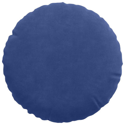 Zitkussens 2 pcs Politieblauw Ø 40 x 13 cm Fluweel