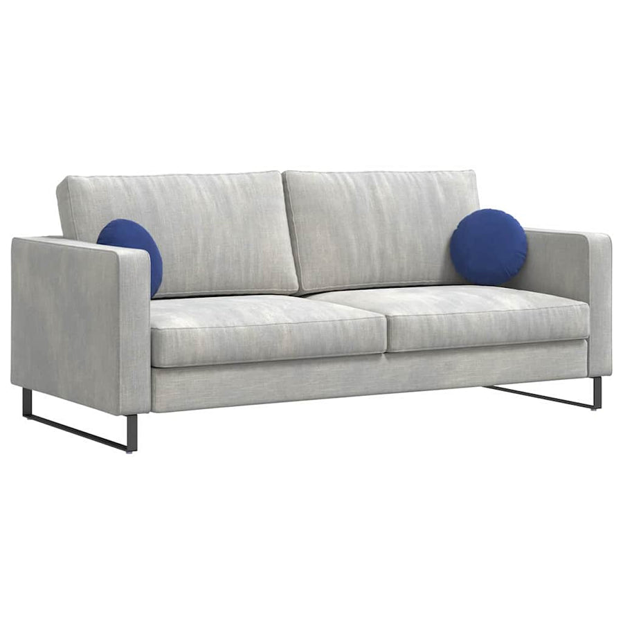 Zitkussens 2 pcs Politieblauw Ø 40 x 13 cm Fluweel