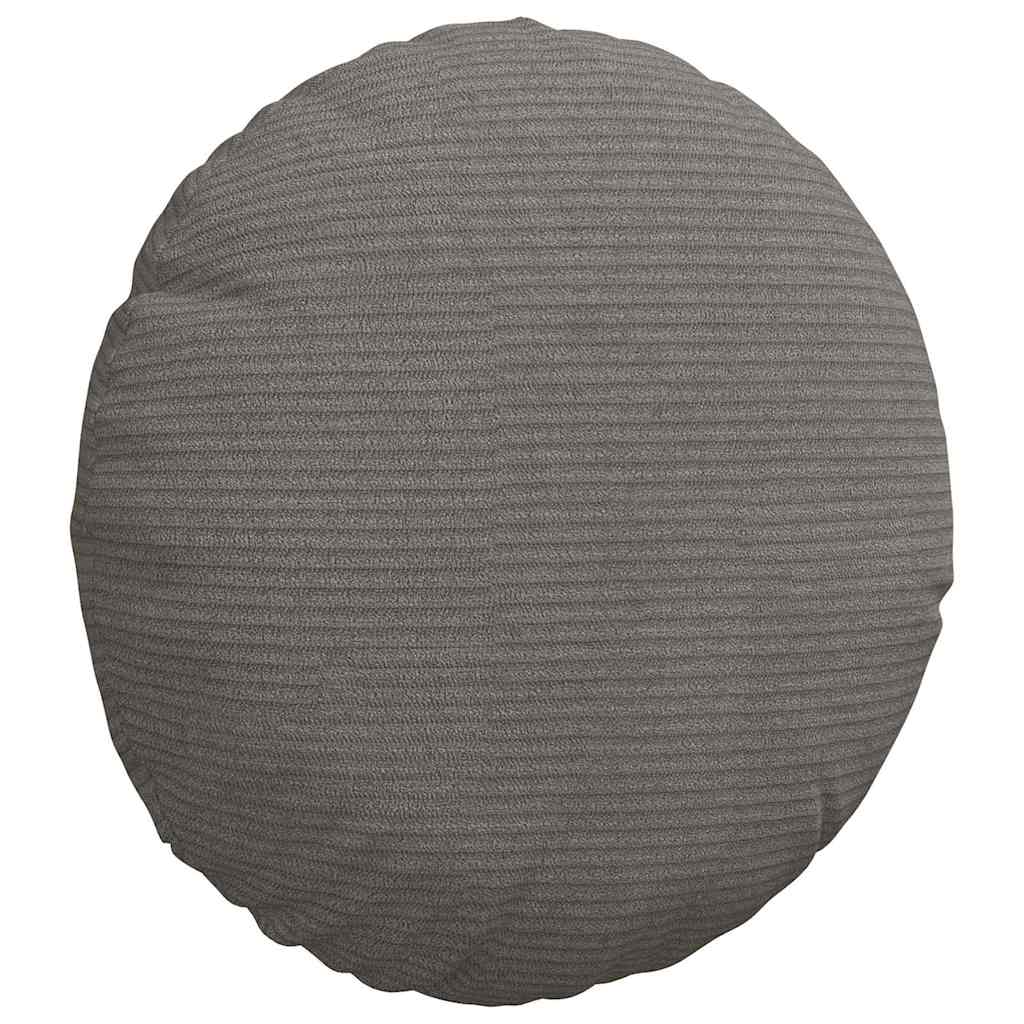 Zitkussens 2 pcs Lichtgrijs Ø 30 cm Katoen Stof
