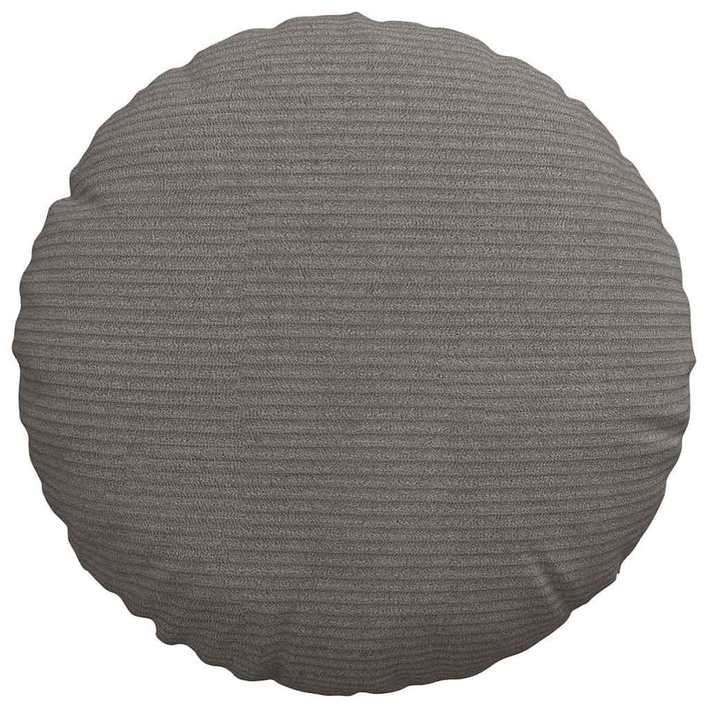 Zitkussens 2 pcs Lichtgrijs Ø 30 cm Katoen Stof