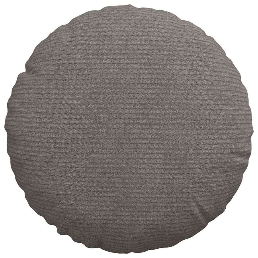 Zitkussens 2 pcs Lichtgrijs Ø 30 cm Katoen Stof