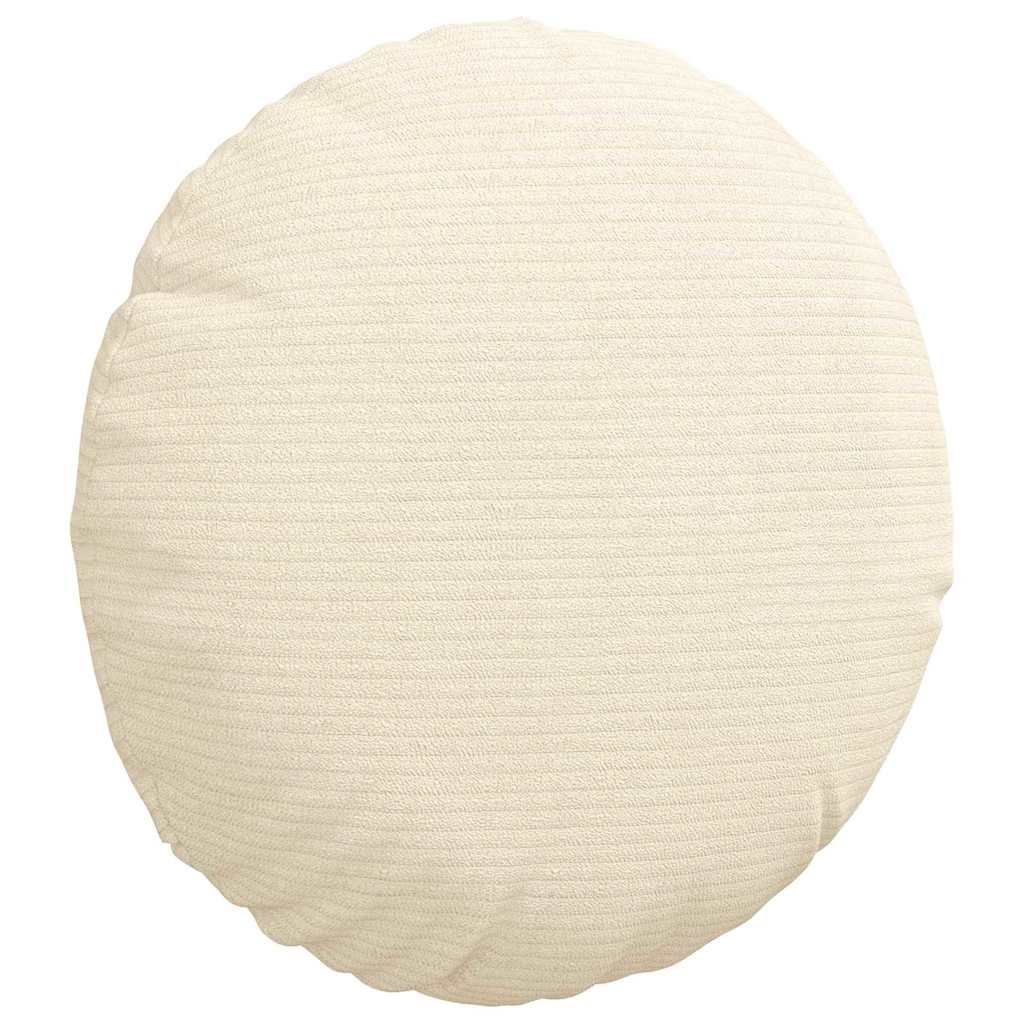 Zitkussens 2 pcs Crème Ø 30 cm Katoen Stof