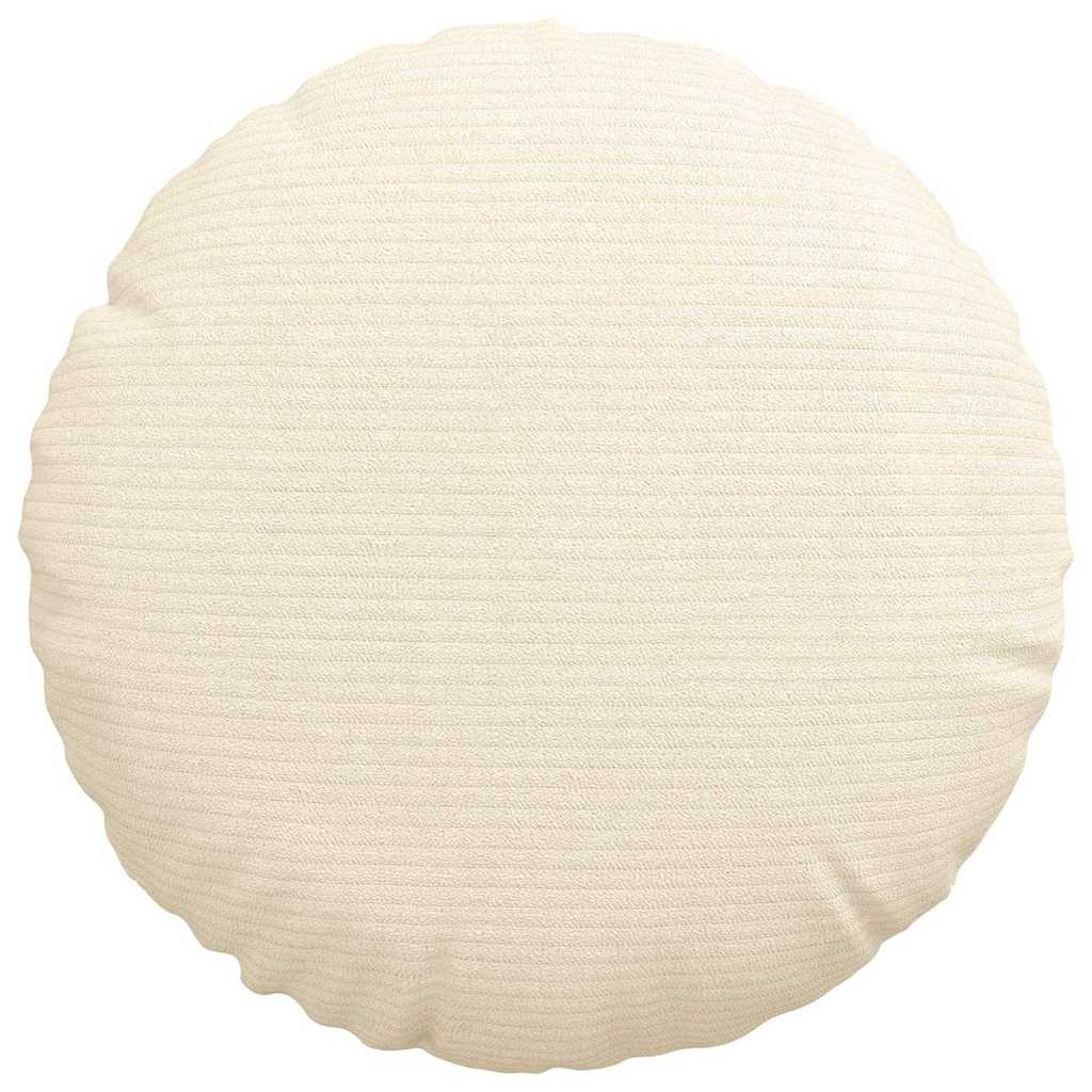 Zitkussens 2 pcs Crème Ø 30 cm Katoen Stof