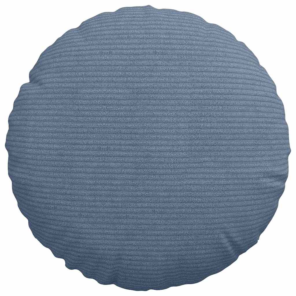 Zitkussens 2 pcs Blauw Ø 30 cm Katoen Stof