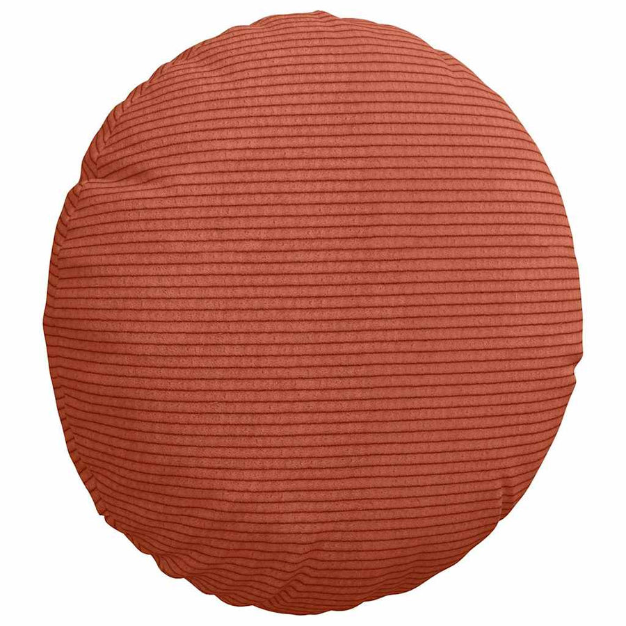 Zitkussens 2 pcs Rood-oranje Ø 30 cm Katoen Stof