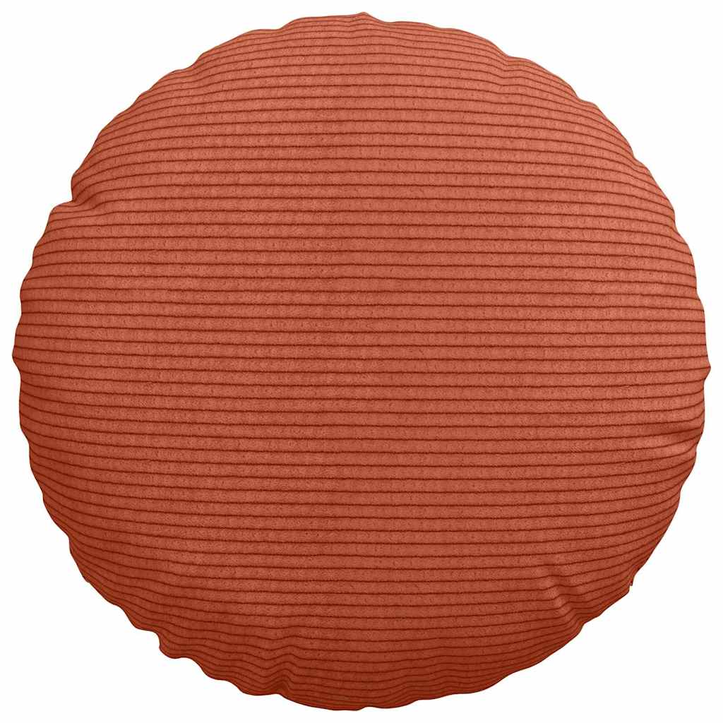 Zitkussens 2 pcs Rood-oranje Ø 30 cm Katoen Stof