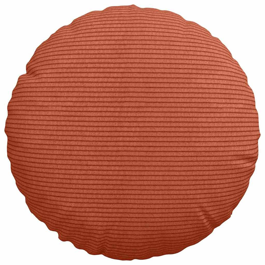 Zitkussens 2 pcs Rood-oranje Ø 30 cm Katoen Stof