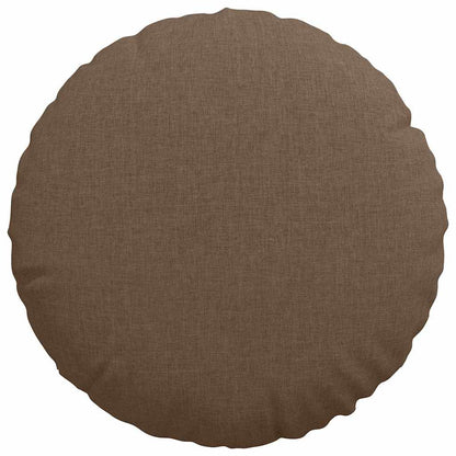 Zitkussens 2 pcs Bruin Ø40 x 13 cm Stof