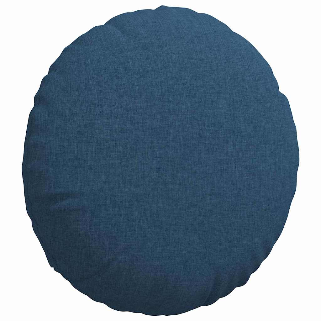 Zitkussens 2 pcs Blauw Ø40 x 13 cm Stof