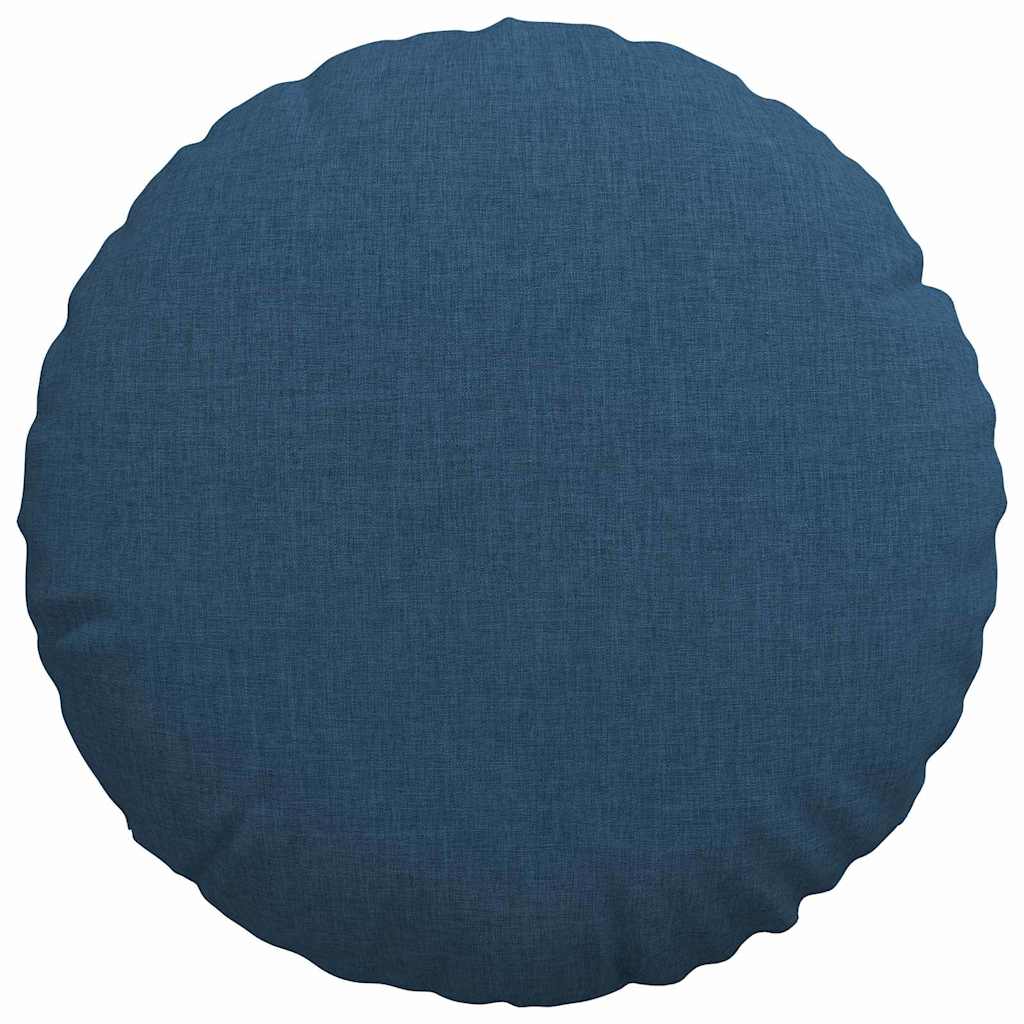 Zitkussens 2 pcs Blauw Ø40 x 13 cm Stof
