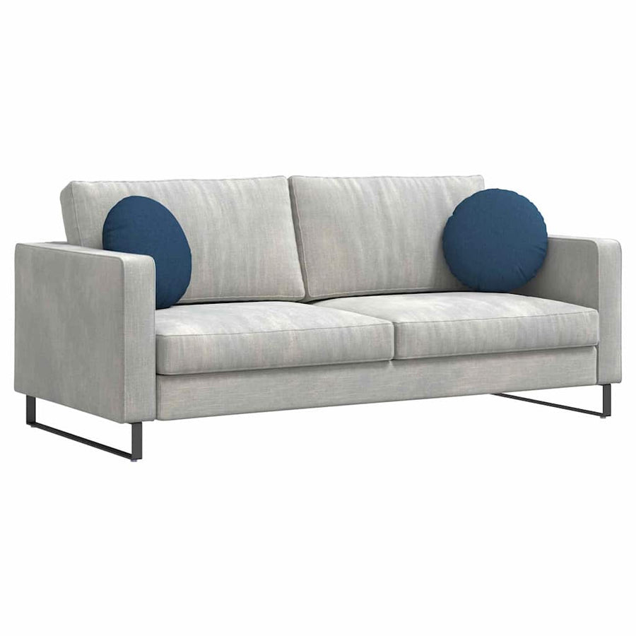 Zitkussens 2 pcs Blauw Ø40 x 13 cm Stof
