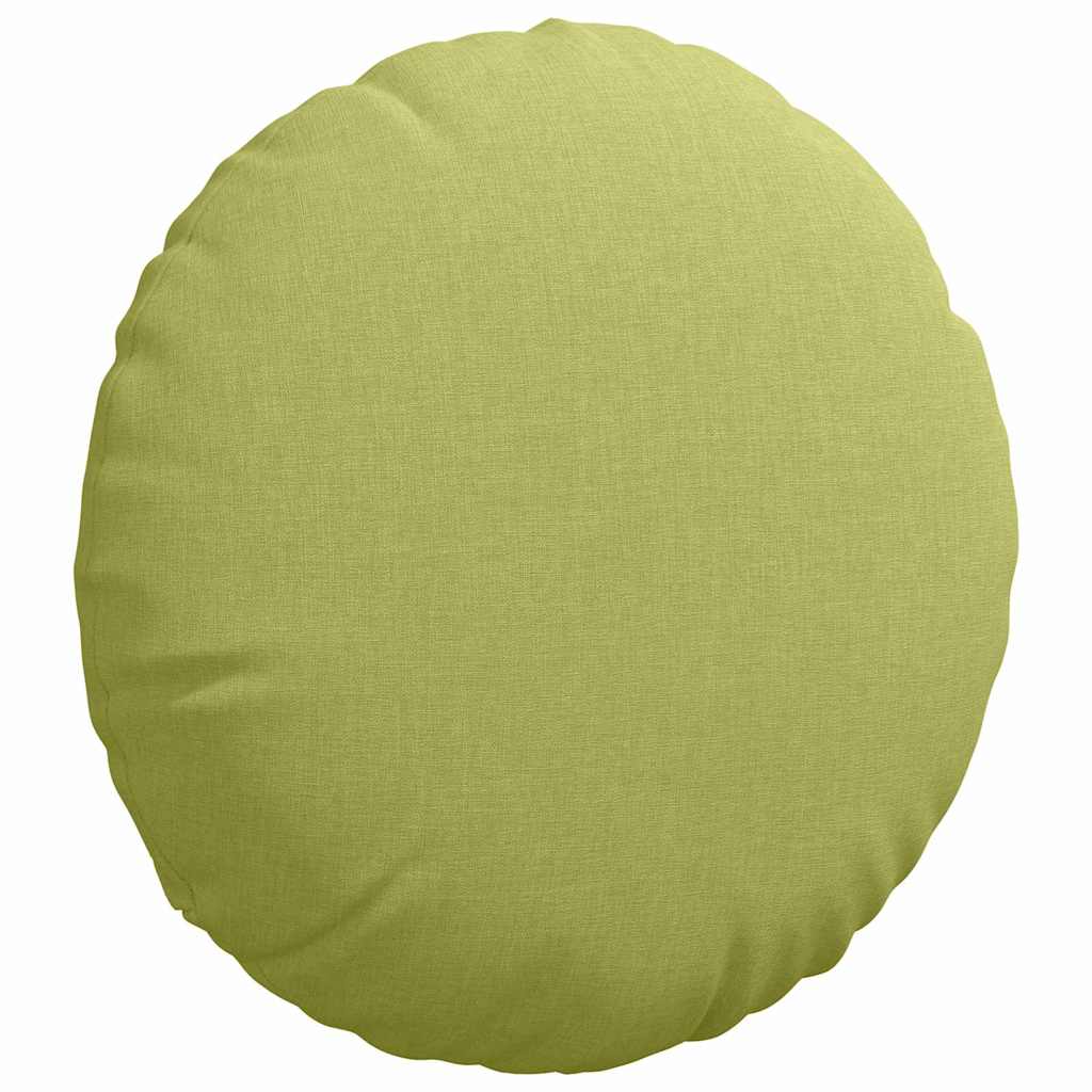 Zitkussens 2 pcs Lichtgroen Ø40 x 13 cm Stof