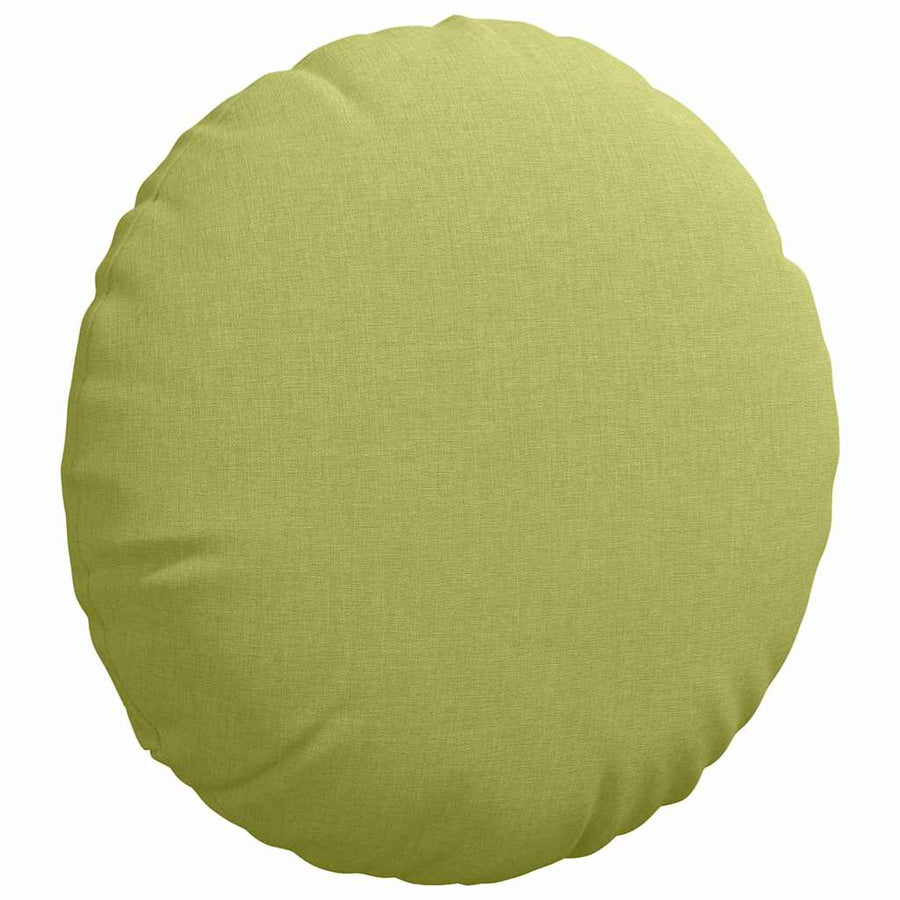 Zitkussens 2 pcs Lichtgroen Ø40 x 13 cm Stof
