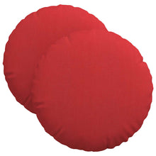 Zitkussens 2 pcs Rood Ø40 x 13 cm Stof