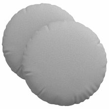 Zitkussens 2 pcs Wolkengrijs Ø40 x 13 cm Stof