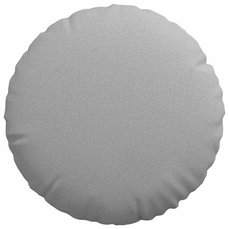 Zitkussens 2 pcs Wolkengrijs Ø40 x 13 cm Stof