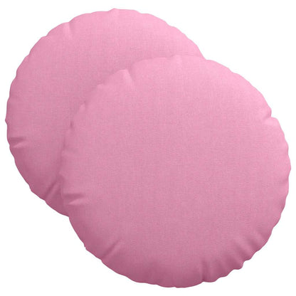 Zitkussens 2 pcs Roze Ø40 x 13 cm Stof
