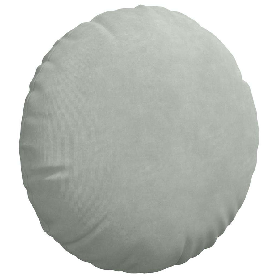 Zitkussens 2 pcs Lichtgrijs Ø 40 x 13 cm Fluweel